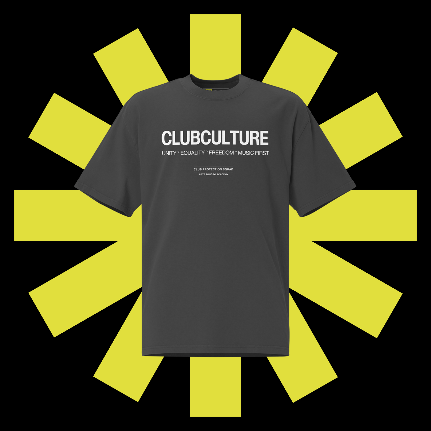 Oversized faded t-shirt - CLUBCULTURE