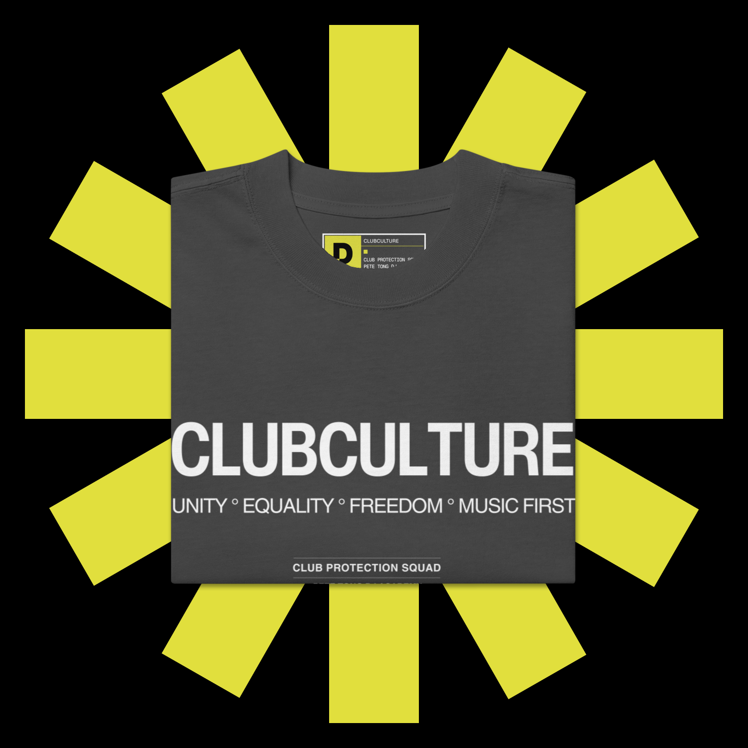 Oversized faded t-shirt - CLUBCULTURE