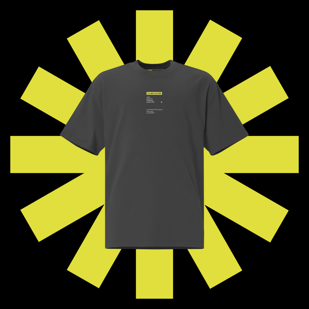 Oversized faded t-shirt - PUT THAT PHONE DOWN - vertical