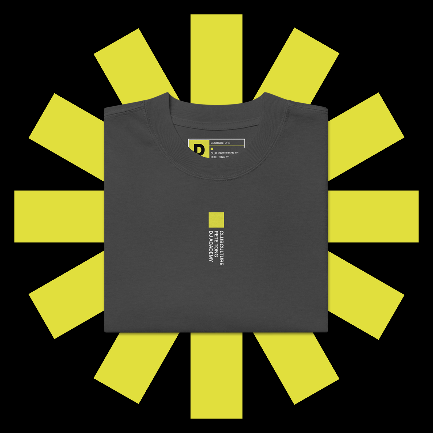 Oversized faded t-shirt - MUSIC FIRST - EGO LAST