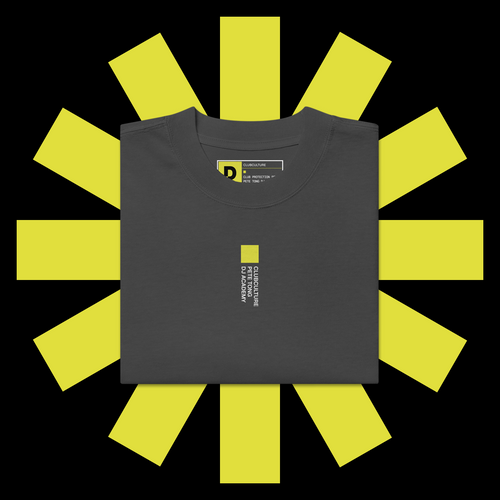 Oversized faded t-shirt - MUSIC FIRST - EGO LAST